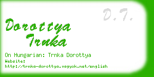 dorottya trnka business card